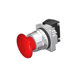 1 pcs : 52PP2W2A - Pushbutton Switches PUSHBUTTON,MTD,RED,1 3/4' FULL PLS,2POS