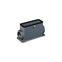 1 pcs : 19370160282 - Heavy Duty Power Connectors SURFACE MOUNTING HSG HAN 16B 2 SIDE ENTRY