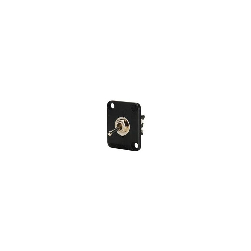 1 pcs : EHTSLBPKG - Toggle Switches TOGGLE SWITCH DPDT LOCKING, BLACK