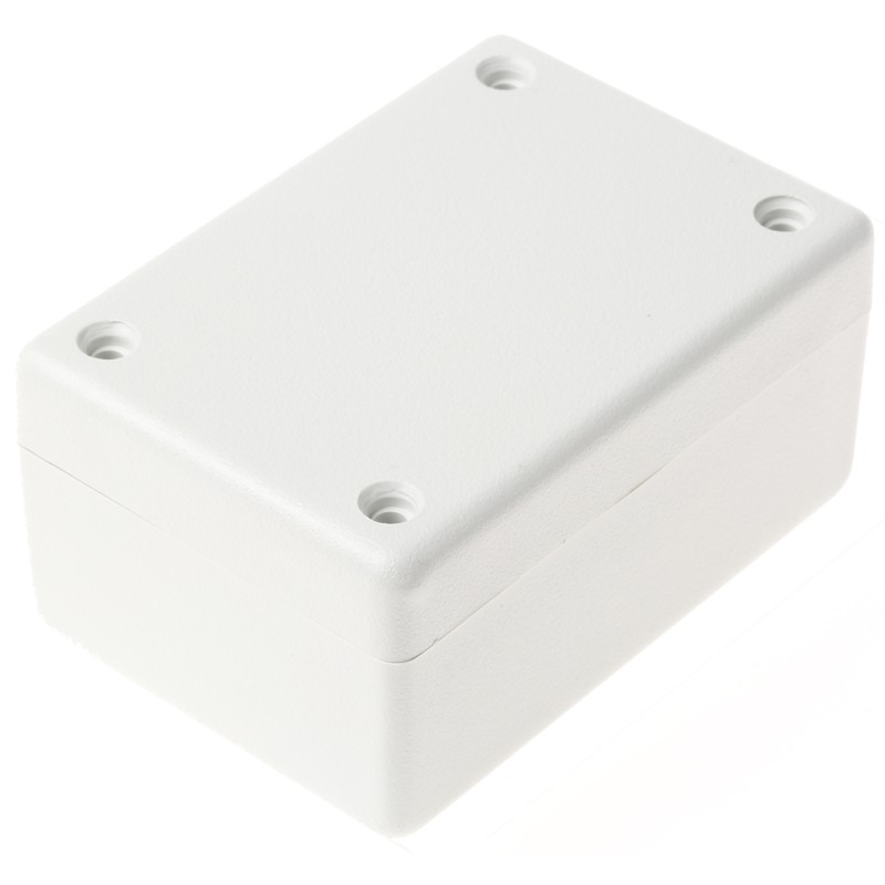 1 pcs - Hammond 1594 Series Grey Flame Retardant ABS Enclosure, IP54, Grey Lid, 81 x 56 x 40.1mm