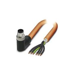 1 pcs : 1414946 - Sensor Cables / Actuator Cables 6POS Power Cable Orange 10m