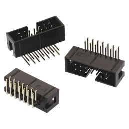 80 pcs - Wurth Elektronik WR-BHD Series Right Angle Through Hole PCB Header, 40 Contact(s), 2.54mm Pitch, 2 Row(s), Shrouded