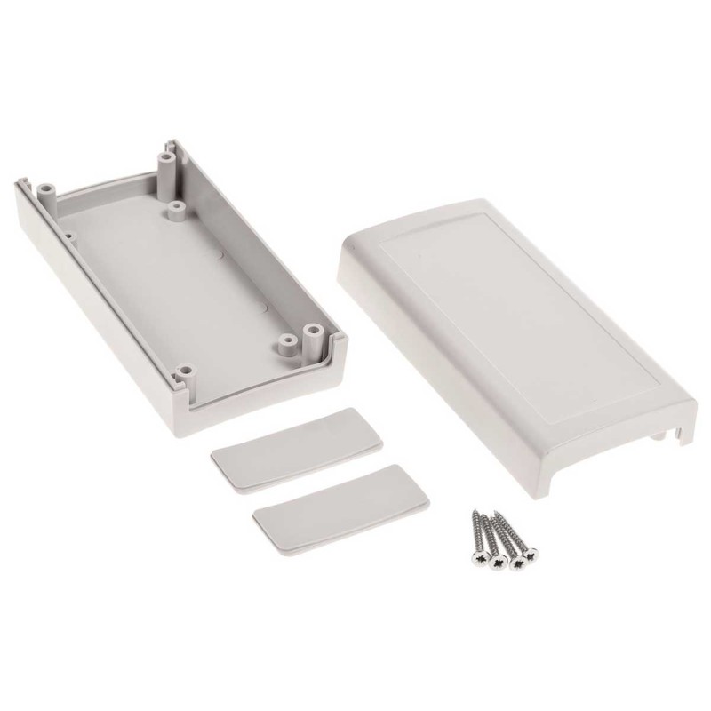 1 pcs - RS PRO Light Grey Polycarbonate Enclosure, IP53, 120.8 x 60.7 x 40.2mm