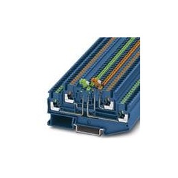 1 pcs : 3210265 - DIN Rail Terminal Blocks PTT 2,5-2MT BU