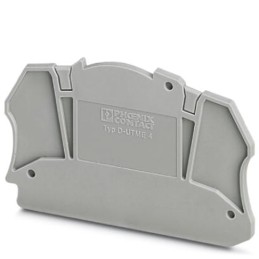 10 pcs - Phoenix Contact D-UTME 4 Series End Cover for Use with Modular Terminal Block