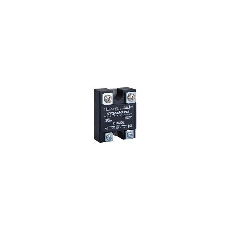 1 pcs : D5D10L - Solid State Relays - Industrial Mount PM IP00 SSR 500VDC /10A, 3.5-32VDC In