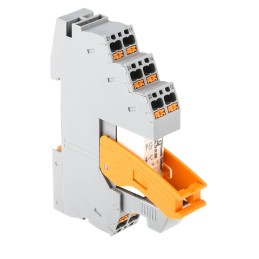 1 pcs - Phoenix Contact RIF-1-RPT-LDP-12DC/1X21 Series Interface Relay, DIN Rail Mount, 12V dc Coil, SPDT, 1-Pole