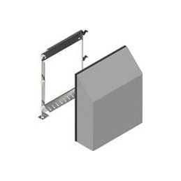 1 pcs : RH40000N4GY - Electrical Enclosure Accessories RAINHOOD N4 GY