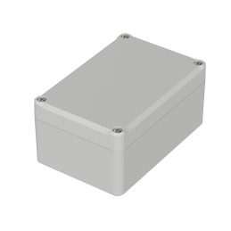 1 pcs - Bopla Euromas II Series Light Grey Polycarbonate Enclosure, IP65, Light Grey Lid, 120 x 80 x 57mm