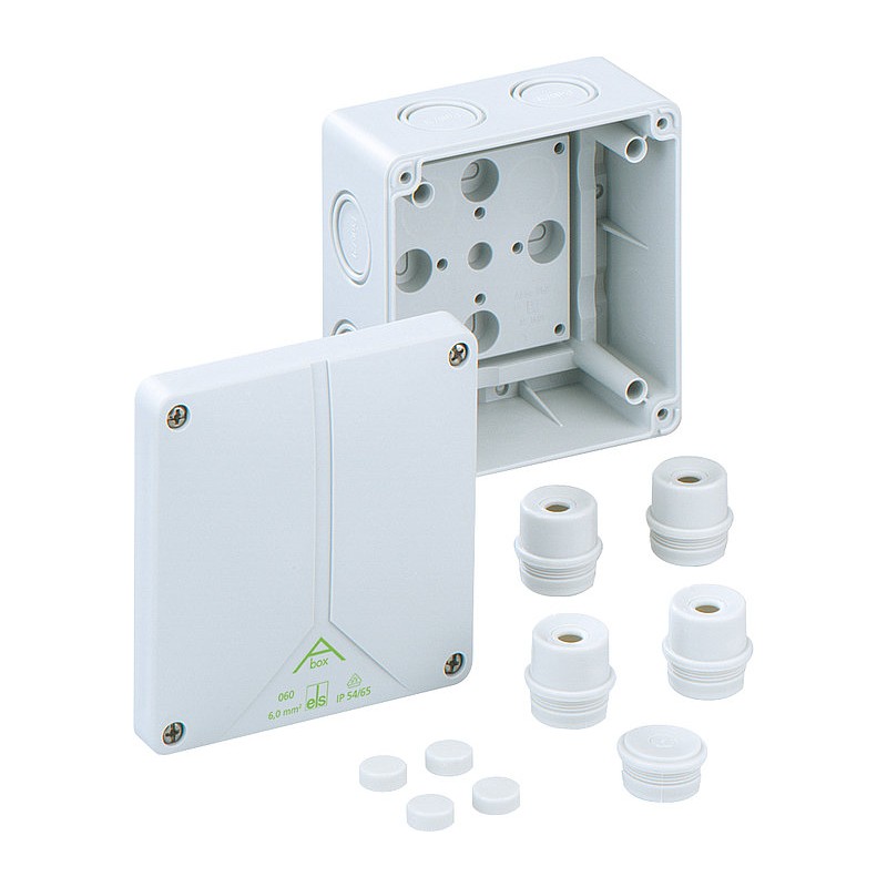 1 pcs - Gunther Spelsberg Polystyrene Junction Box, IP65, 110 x 110 x 67mm