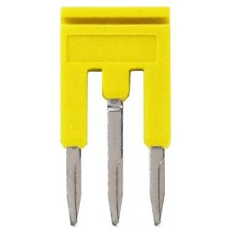 10 pcs - XW5S Short Bar for use with XW5G-P1.5-3 Grounding Terminal Block, XW5T-P1.5-3 Feed Through Terminal Block