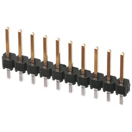 800 pcs - Molex C-Grid III Series Straight Through Hole Pin Header, 8 Contact(s), 2.54mm Pitch, 1 Row(s), Unshrouded