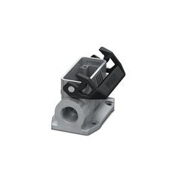 1 pcs : 1424366 - Heavy Duty Power Connectors HC-STA-D15-SLWS-2SS P16-EL-AL Box Mnt BS