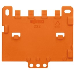 10 pcs - Wago 222 Series Strain Relief Plate for Use with Mounting Carrier