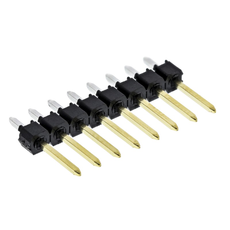 800 pcs - Molex C-Grid III Series Straight Through Hole Pin Header, 8 Contact(s), 2.54mm Pitch, 1 Row(s), Unshrouded