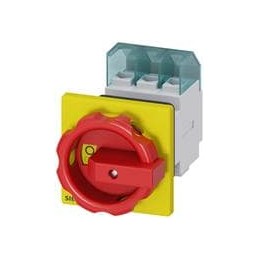 1 pcs : 3LD21540TK53 - Control Switches DISC SW 25A ROT HDL 1HOLE R/Y 3P