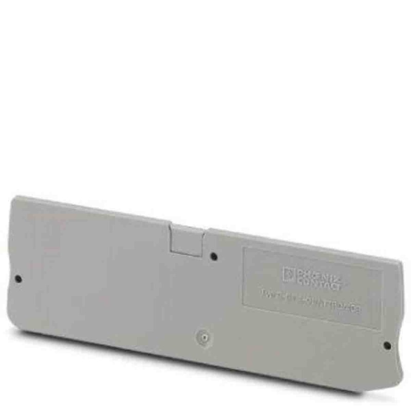 10 pcs - Phoenix Contact D-ST 4-QUATTRO Series End Cover for Use with DIN Rail Terminal Blocks