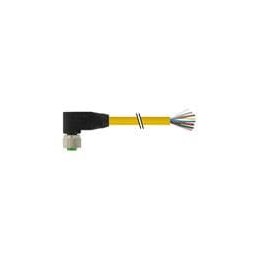 1 pcs : 7700-17061-U0H1000 - Sensor Cables / Actuator Cables M12 female 90 with cable, TPE 8x22AWG ye UL/CSA, ITC/PLTC 10m