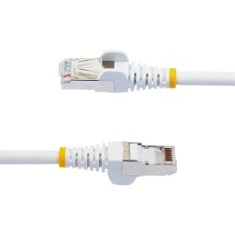 1 pcs - StarTech.com Cat6a Male RJ45 to Male RJ45 Ethernet Cable, Braid, White, 1.5m, Low Smoke Zero Halogen (LSZH)