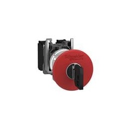 1 pcs : XB4BS9442 - Industrial Panel Mount Indicators / Switch Indicators Trigger Action Key Release Red 40 mm