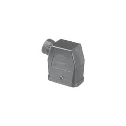 1 pcs : 09120080527 - Heavy Duty Power Connectors PLASTIC HOOD STD BLK 1 LVR LCKING