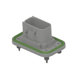 84 pcs - TE Connectivity 2-23781 Series Vertical Panel Mount PCB Header, 10 Contact(s), 6mm Pitch, 2 Row(s), Shrouded