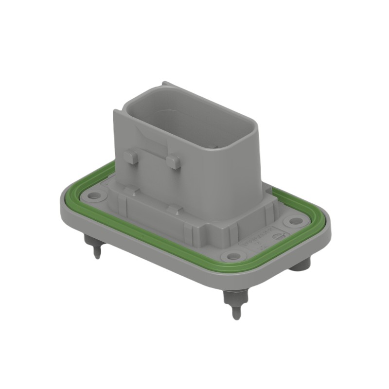 84 pcs - TE Connectivity 2-23781 Series Vertical Panel Mount PCB Header, 10 Contact(s), 6mm Pitch, 2 Row(s), Shrouded