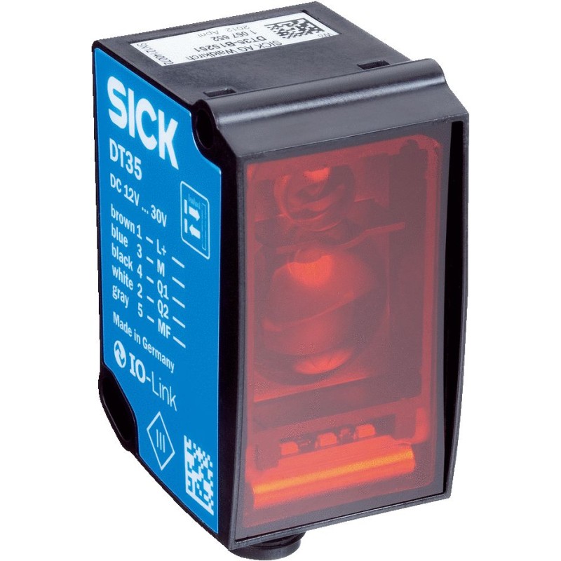 1 pcs - Sick Retroreflective Distance Sensor, Block Sensor, 200 - 35000 mm Detection Range IO-LINK