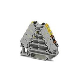 1 pcs : 3270130 - DIN Rail Terminal Blocks PTRV 4-FE /YEBK