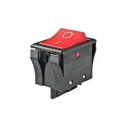 1 pcs : JWL11RC2A - Rocker Switches 16A SPST ON OFF RED