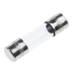10 pcs - RS PRO 630mA F Glass Cartridge Fuse, 5 x 20mm