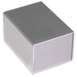 1 pcs - Takachi Electric Industrial MB Series Silver Aluminium Enclosure, Silver Lid, 160 x 120 x 100mm