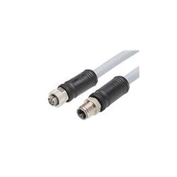 1 pcs : 1205010205 - Sensor Cables / Actuator Cables M12 Double-Ended Cordset 5 Poles Female to Male 16 AWG Gray 10.0m Lngth