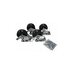 1 pcs : 1425BHLOCK - Racks & Rack Cabinet Accessories Lock Casters, Set 4 1050Lbs Weight Limit