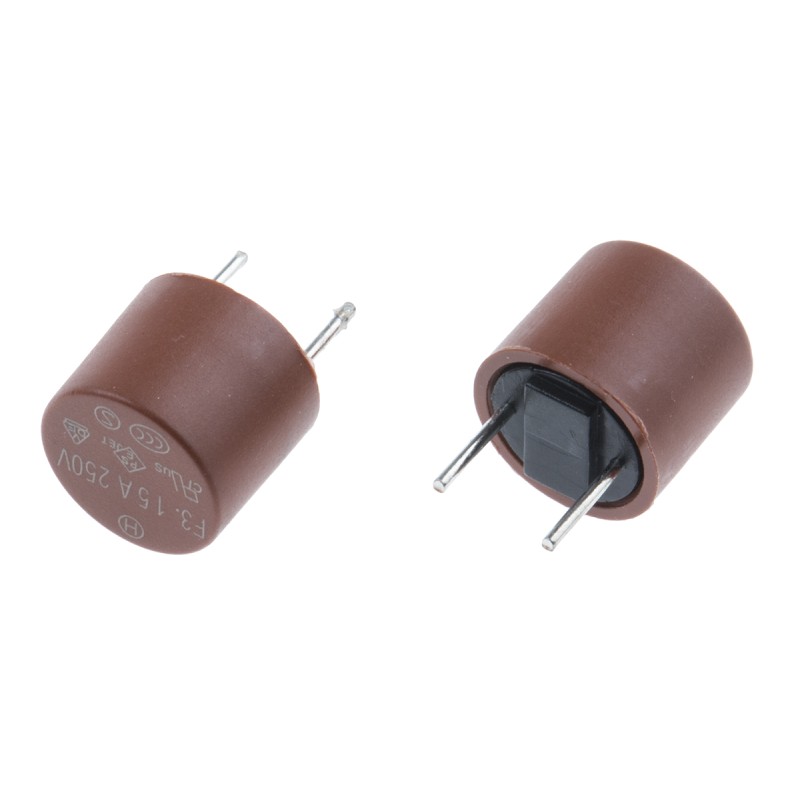 10 pcs - RS PROPC Board Non Resettable Fuse, Radial 3.15A, 250V ac