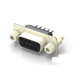 90 pcs - TE Connectivity 9 Way Vertical Board Mount PCB D-sub Connector Socket, 2.77mm Pitch