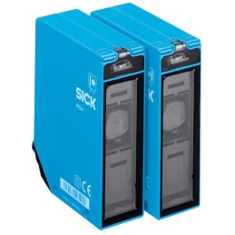 1 pcs - Sick Through Beam Photoelectric Sensor, Rectangular Sensor, 0 - 60 m Detection Range