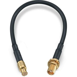 1 pcs - Wurth Elektronik Male MCX to Female MCX Coaxial Cable, 152.4mm, RG174 Coaxial, Terminated