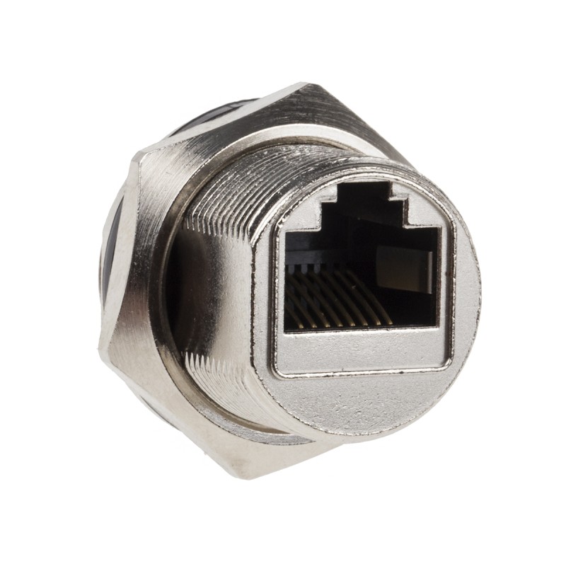 1 pcs - Lumberg Female RJ45 Connector, Panel Mount