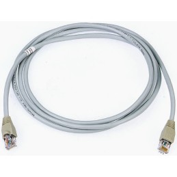1 pcs - Brand-Rex Cat5e Straight Male RJ45 to Straight Male RJ45 Ethernet Cable, U/UTP, Grey LSZH Sheath, 3m