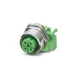 1 pcs : 1534627 - Circular Metric Connectors Bus system flush-typ SKT,ETHERNET 4-pos.