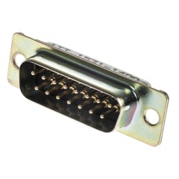 1 pcs - ITT Cannon D*M 15 Way Panel Mount D-sub Connector Plug