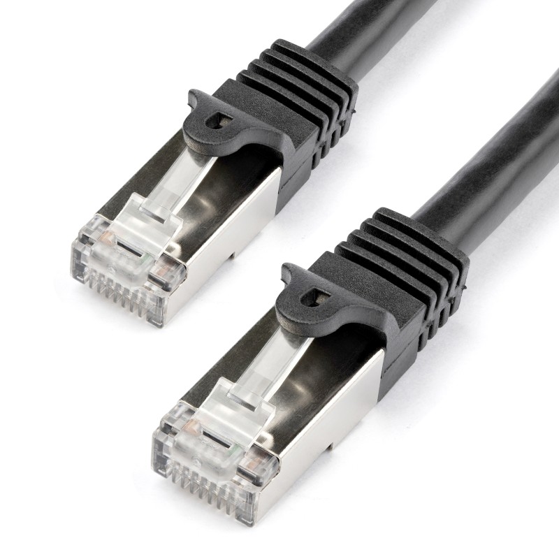 1 pcs - Startech Cat6 Male RJ45 to Male RJ45 Ethernet Cable, S/FTP, Black PVC Sheath, 1m, CMG Rated