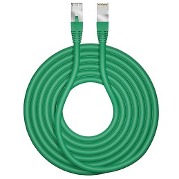 1 pcs - CAE Cat6 RJ45 to RJ45 Ethernet Cable, F/UTP, Green, 3m, Fire Resistant