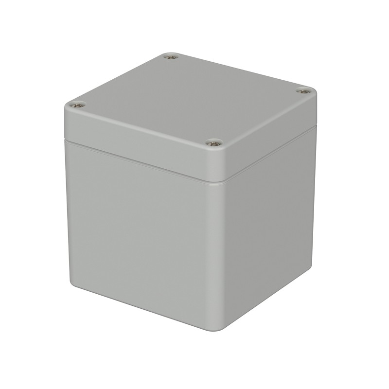 1 pcs - Bopla Euromas Series Light Grey ABS Enclosure, IP66, Light Grey Lid, 82 x 80 x 85mm