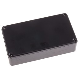 1 pcs - RS PRO Black Die Cast Aluminium Enclosure, IP66, Black Lid, 114.5 x 63.6 x 30.3mm