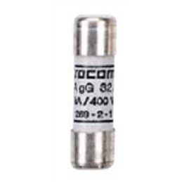 10 pcs - Socomec 10A Cartridge Fuse, 10 x 38mm