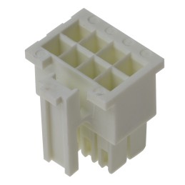 10 pcs - Samtec, IPD1 Male Crimp Connector Housing, 2.54mm Pitch, 8 Way, 2 Row