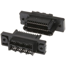 1 pcs - TE Connectivity, Mini-Drawer 2mm Pitch Backplane Connector, Straight, 2 Row, 22 Way