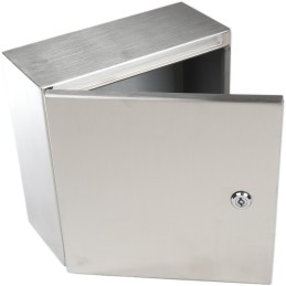 1 pcs - RS PRO 304 Stainless Steel Wall Box, IP66, 300 mm x 300 mm x 150mm